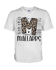 MALLARDS V-Neck T-Shirt tile