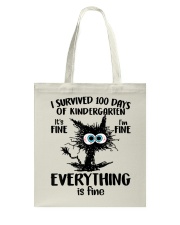 KINDERGARTEN Tote Bag tile