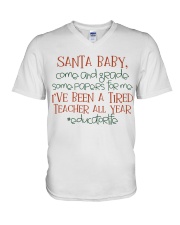 Educator V-Neck T-Shirt tile