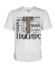 TRUCKER V-Neck T-Shirt tile