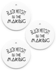 Black History In The Making Circle Ornament (Porcelain) tile