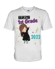 1ST GRADE V-Neck T-Shirt tile