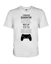 5TH GRADE V-Neck T-Shirt tile