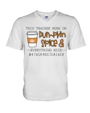 4TH GRADE V-Neck T-Shirt tile