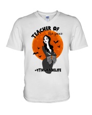 4TH GRADE V-Neck T-Shirt tile