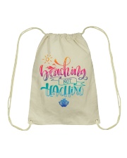 SUMMER VACATION - TEACHER OFF-DUTY Drawstring Bag tile
