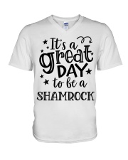 SHAMROCK V-Neck T-Shirt tile
