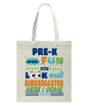 PRE-K WAS FUN Tote Bag tile