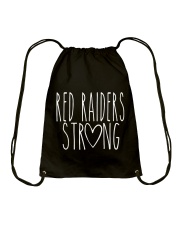 RED RAIDERS STRONG Drawstring Bag tile