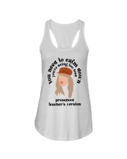 PRESCHOOL TEACHER Ladies Flowy Tank tile