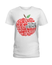 2ND GRADE APPLE Ladies T-Shirt thumbnail