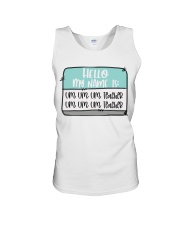 Um Um Um Teacher Unisex Tank tile
