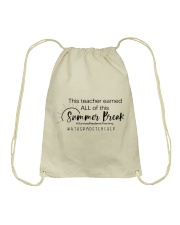 4TH GRADE TEACHER Drawstring Bag tile