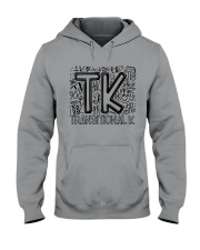 TRANSITIONAL-K TYPO Hooded Sweatshirt thumbnail