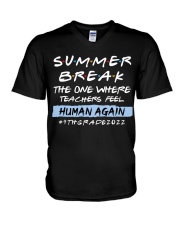 4TH GRADE V-Neck T-Shirt tile