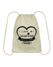 I LOVE MY 2ND GRADE Drawstring Bag tile