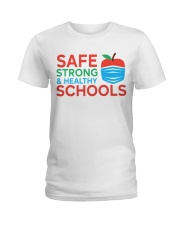 SAFE STRONG HEALTH SCHOOLS Ladies T-Shirt tile