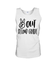 PEACE OUT 2ND GRADE Unisex Tank tile