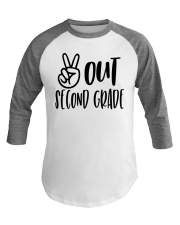 PEACE OUT 2ND GRADE Baseball Tee tile