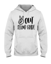 PEACE OUT 2ND GRADE Hooded Sweatshirt tile