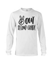 PEACE OUT 2ND GRADE Long Sleeve Tee tile