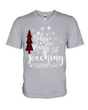 Teacher Life V-Neck T-Shirt tile