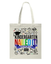 KINDERGARTEN NAILED IT Tote Bag tile