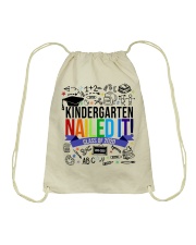 KINDERGARTEN NAILED IT Drawstring Bag tile