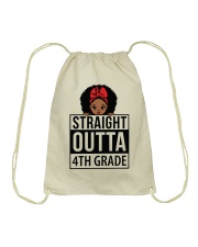 4TH GRADE GIRL Drawstring Bag tile