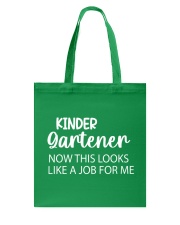 KINDERGARTENER Tote Bag tile