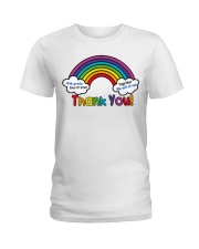 9TH GRADE THANK YOU Ladies T-Shirt tile