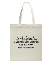 WE ARE EDUCATORS Tote Bag thumbnail