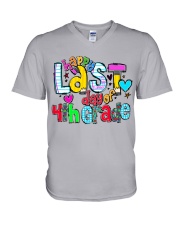 4TH GRADE V-Neck T-Shirt tile