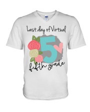 5TH GRADE V-Neck T-Shirt tile