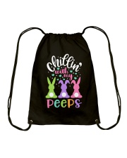 CHILLING WITH MY PEEPS Drawstring Bag thumbnail