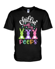 CHILLING WITH MY PEEPS V-Neck T-Shirt thumbnail