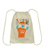 ORANGE - NOTHING CAN STOP ME Drawstring Bag tile