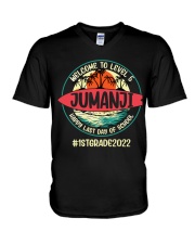 1ST GRADE 2022 V-Neck T-Shirt tile