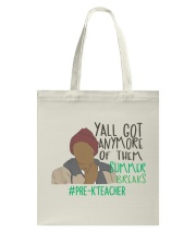 PRE-K TEACHER Tote Bag tile