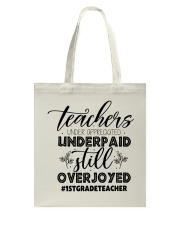 1st Grade Teacher Tote Bag tile