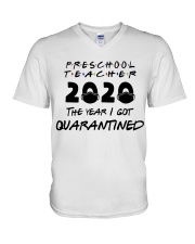 PRESCHOOL TEACHER V-Neck T-Shirt thumbnail