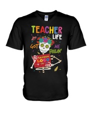 TEACHER LOCO V-Neck T-Shirt thumbnail
