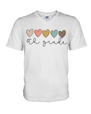 5TH GRADE TEACHER V-Neck T-Shirt tile