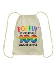 Poppin' My Way Through 100 Days Drawstring Bag tile