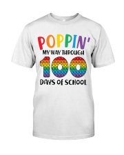 Poppin' My Way Through 100 Days Classic T-Shirt tile