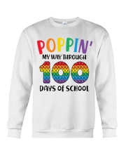 Poppin' My Way Through 100 Days Crewneck Sweatshirt tile