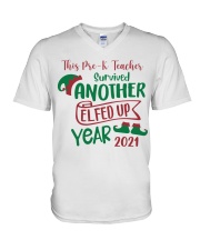 Pre-K Teacher V-Neck T-Shirt tile
