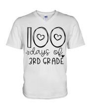 3rd Grade V-Neck T-Shirt tile