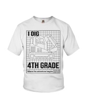 4TH GRADE Youth T-Shirt front