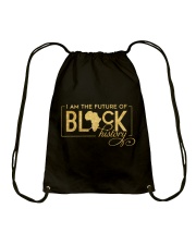 I Am The Future Of Black History Drawstring Bag tile